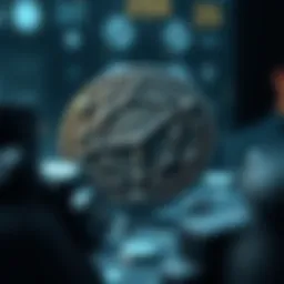 Visual representation of Cardano's blockchain technology