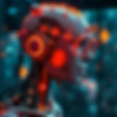 Visual representation of AI and blockchain integration