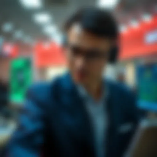 Representation of AI transforming banking operations