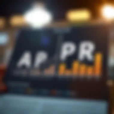 Comparison chart of APR and other financial terms