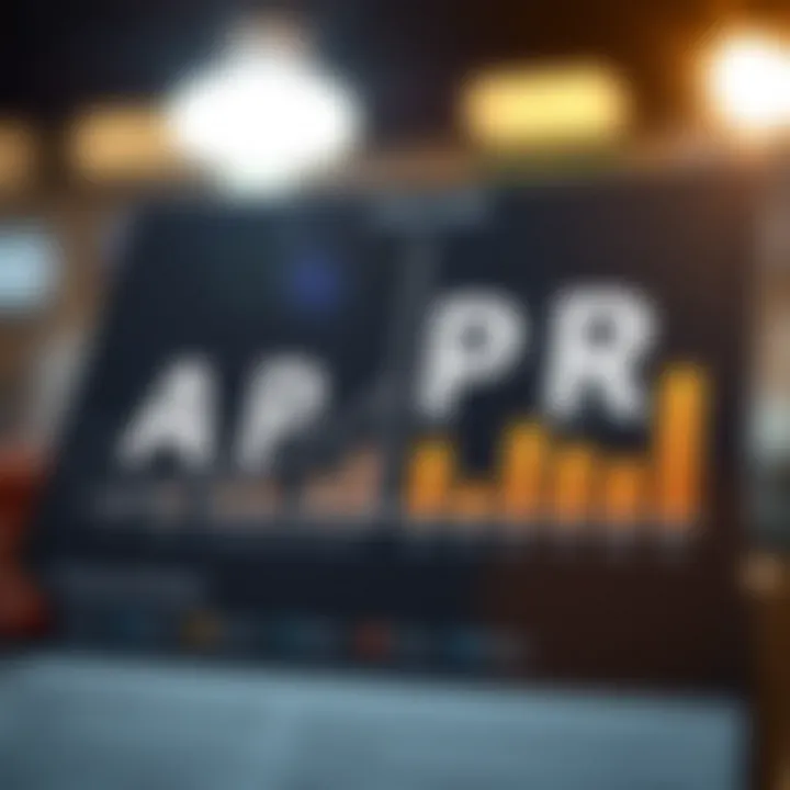 Comparison chart of APR and other financial terms