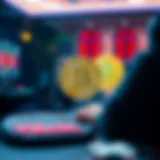 Visual representation of Bitcoin integration in online gaming