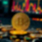 Digital representation of Bitcoin trends