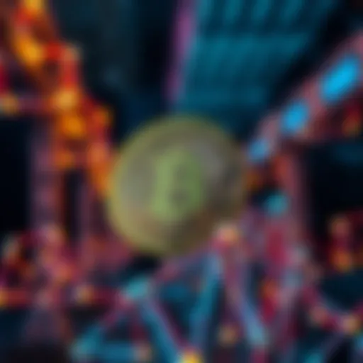 Conceptual representation of blockchain technology