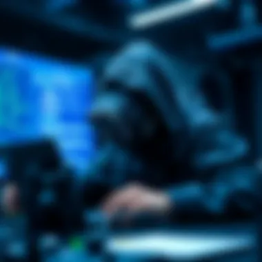 Representation of black hat hacker activities