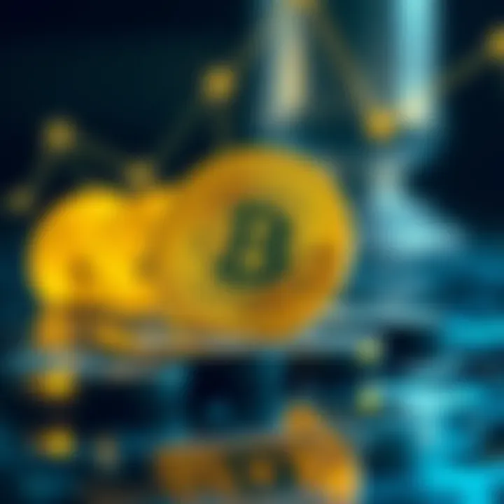 Visual representation of blockchain impact on NFT value