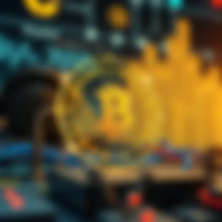 Infographic depicting blockchain's influence on society and technology