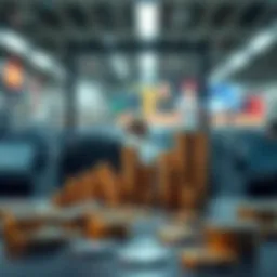 Conceptual representation of cumulative earnings in business