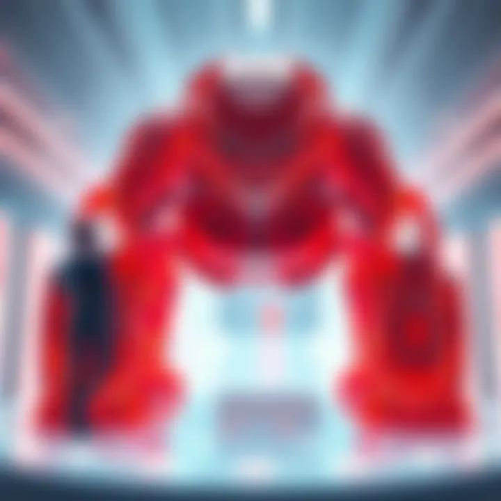 Futuristic concept of digital art in the metaverse