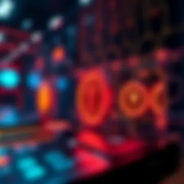 Security Features in Blockchain Systems Visual representation of security features in blockchain