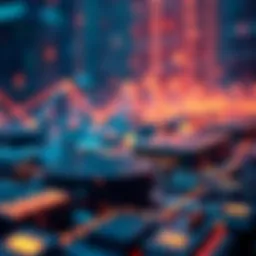 Visual representation of blockchain technology evolution