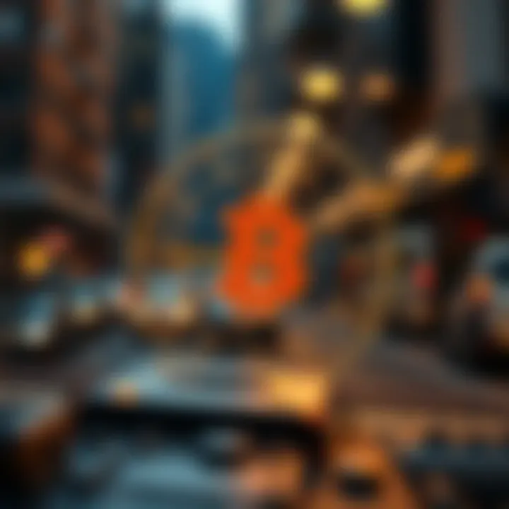 Visual representation of interoperability in blockchain technology