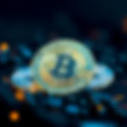 Conceptual illustration of issuance in cryptocurrency