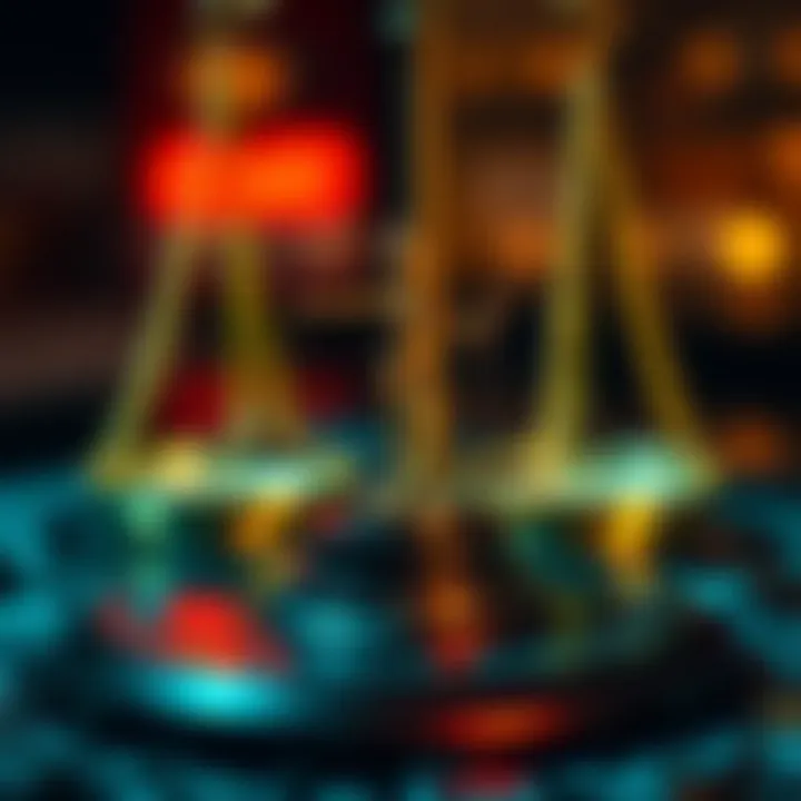 Legal Aspects of NFTs Visual depiction of legal considerations in NFT