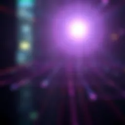 Prisma concept illustrating light dispersion and its application in blockchain technology