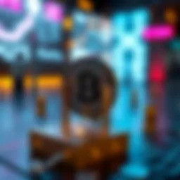 Conceptual representation of blockchain interoperability