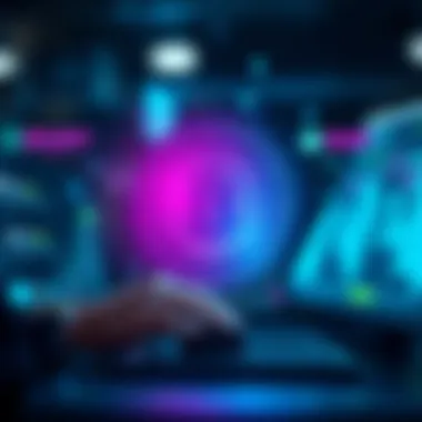 Conceptual image of secure online transactions