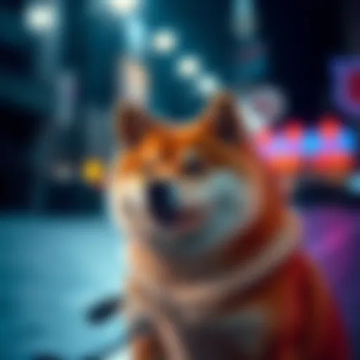 Symbolic representation of Shiba Inu cryptocurrency