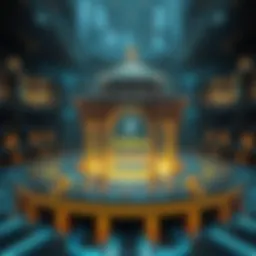 A visual representation of Solana's blockchain architecture showcasing its unique features