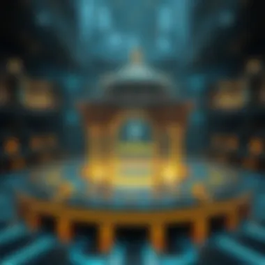 A visual representation of Solana's blockchain architecture showcasing its unique features