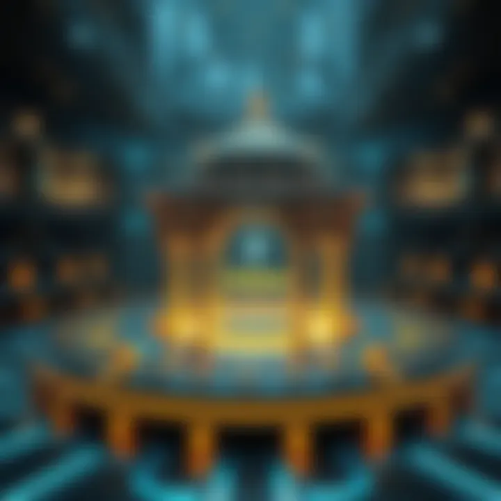 A visual representation of Solana's blockchain architecture showcasing its unique features