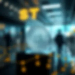 Conceptual representation of STC in blockchain