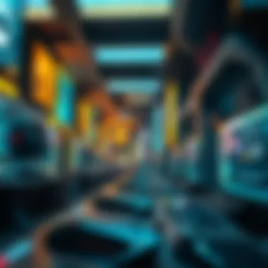 An illustration of blockchain technology integrated into gaming