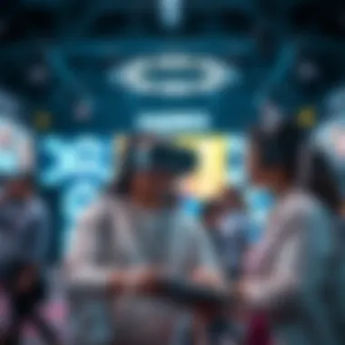 Interactive user engagement in a virtual reality setting