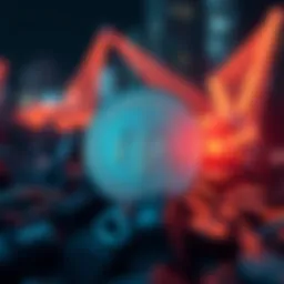 Conceptual representation of TIA Coin in the blockchain ecosystem