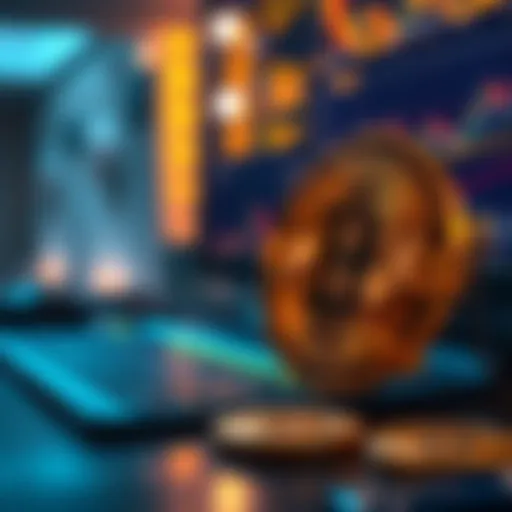 Visual representation of cryptocurrency trading tools