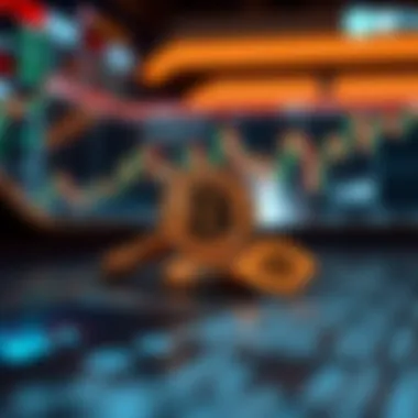 Visual representation of cryptocurrency market dynamics