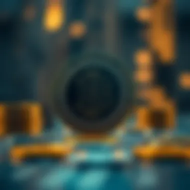 Blockchain technology visualization