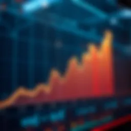 Illustration of an upward trend graph showcasing data analysis